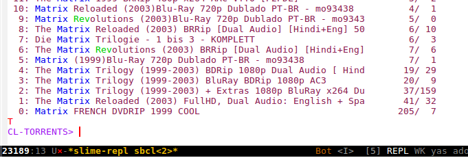 cl-torrents, app and (extensive) tutorial: web scraping and building executables